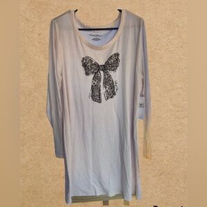 Marilyn Monroe sleep gown with leopard print on the coquette bow. Size XL new